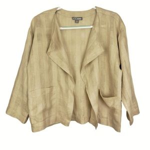 Go Silk Open Front Silk Jacket Lightweight